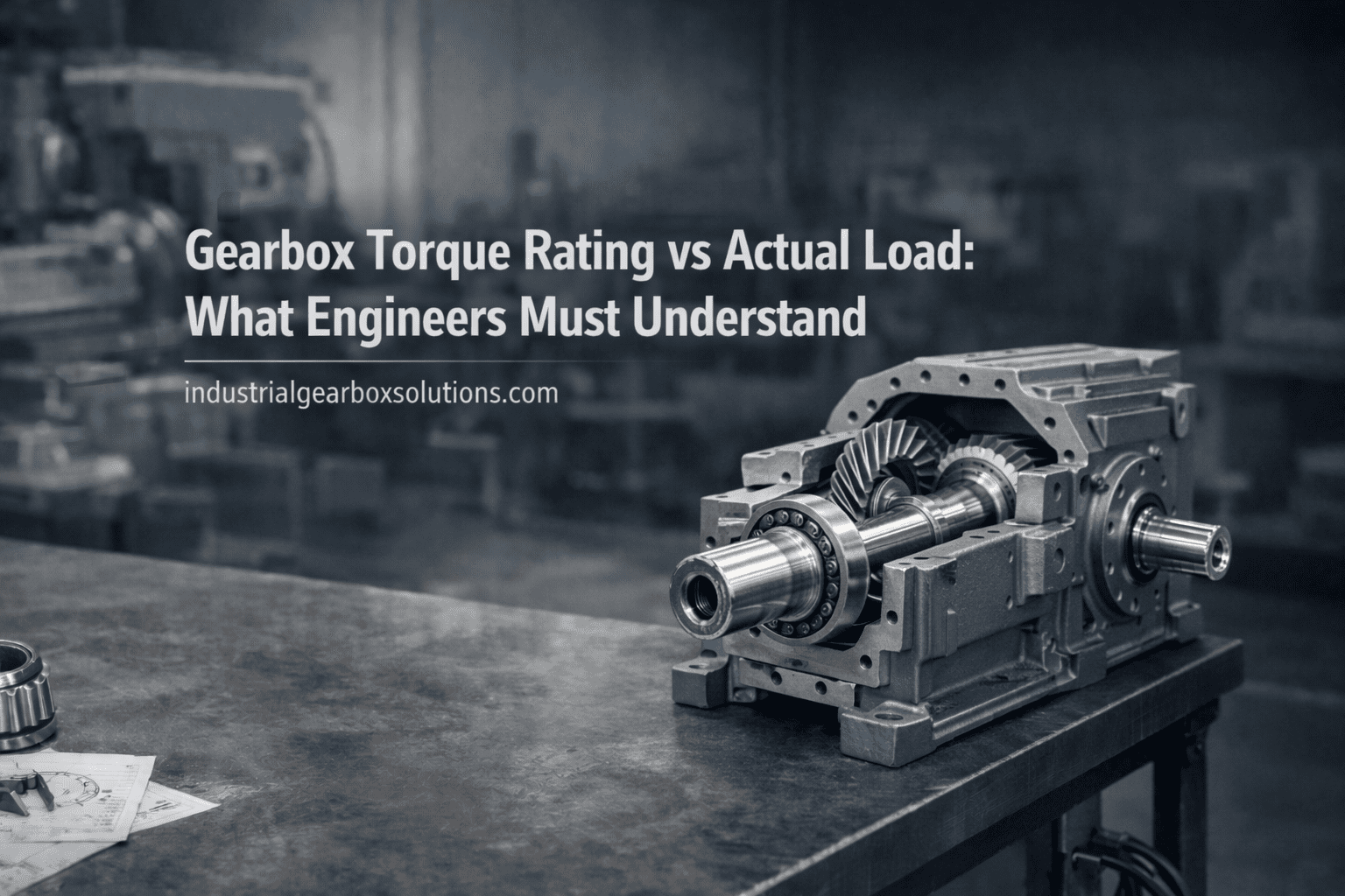 Gearbox Ritning Gearbox Torque Rating vs Actual Load: What Engineers Must Know