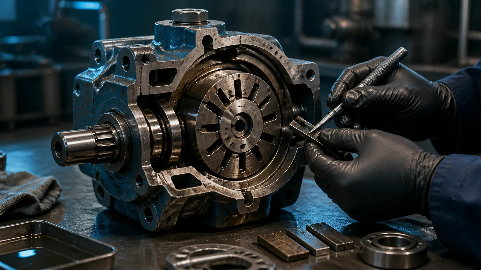 Rineer Vane Pumps Repair: Faults, Parts, and Service Guide